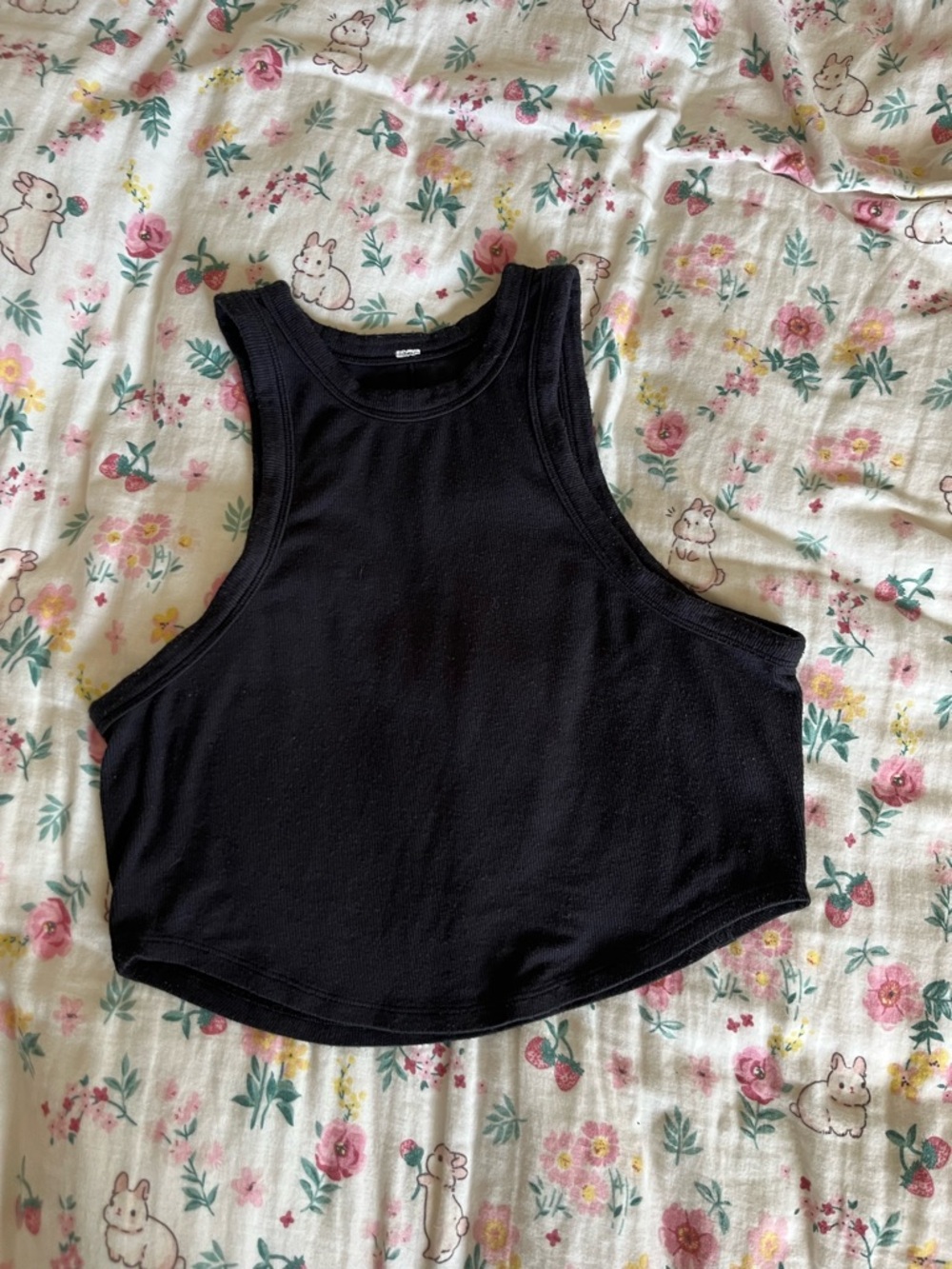 Lululemon cropped racerback tank top